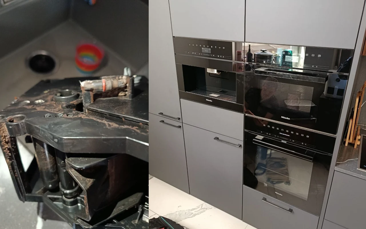 Реальный кейс ремонта встроенной кофемашины Miele